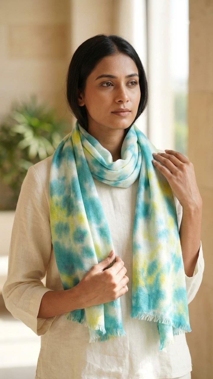 Krishna Pashmina model look 3