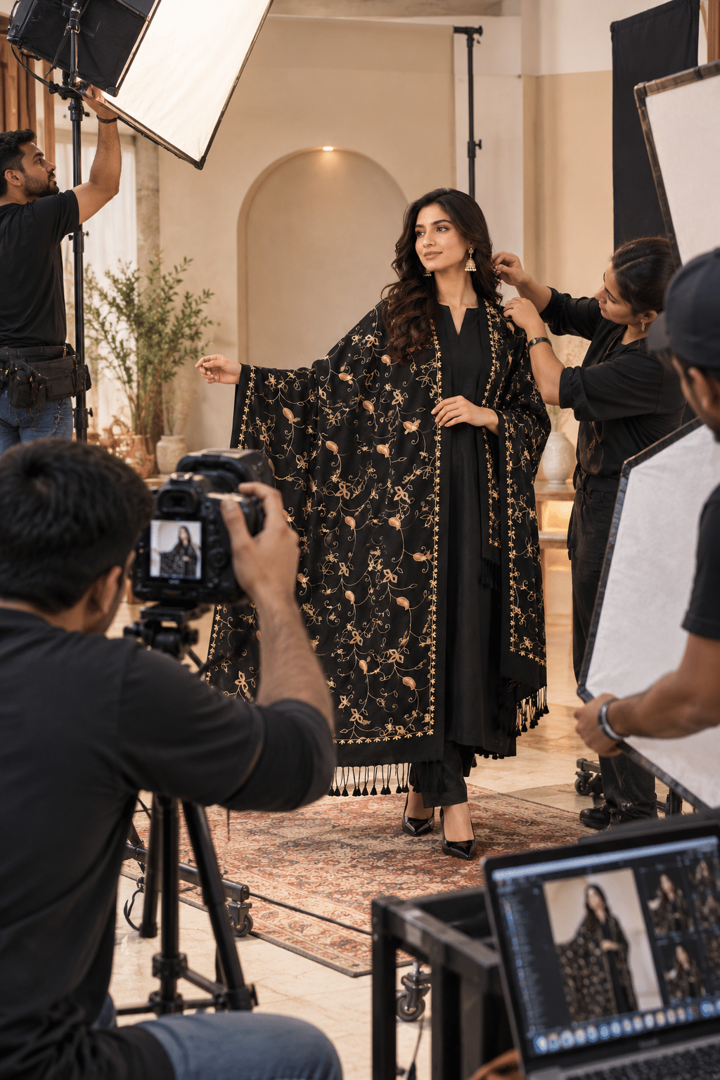 Krishna Pashmina visual campaign