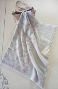 Embroidered and Beaded Fringes Pashmina Products