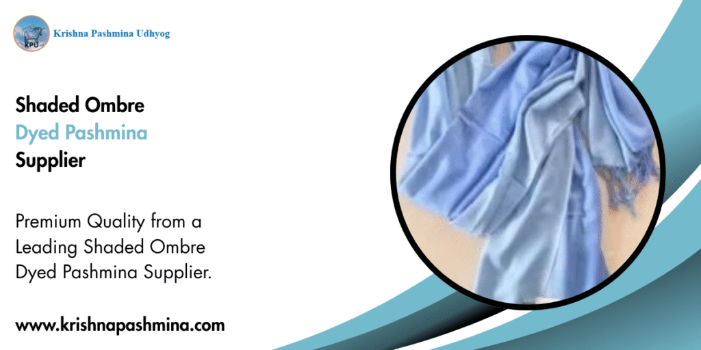 Shaded Ombre Dyed Pashmina Supplier