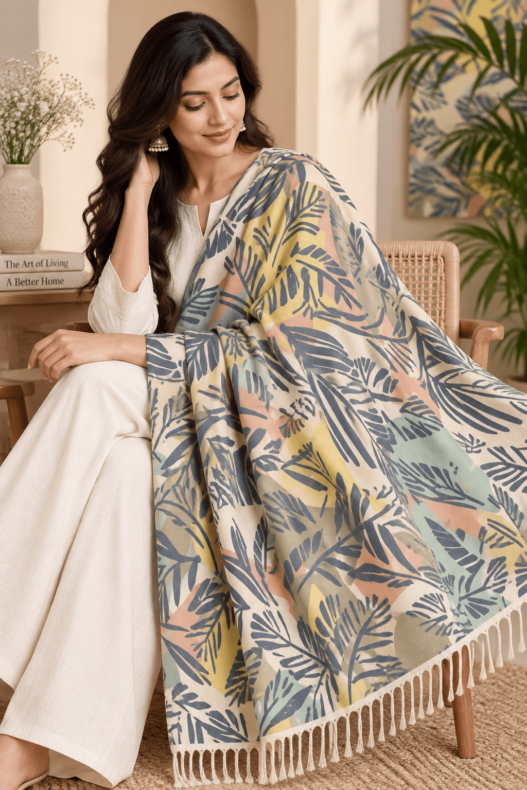 Printed Pashmina Cashmere Shawls